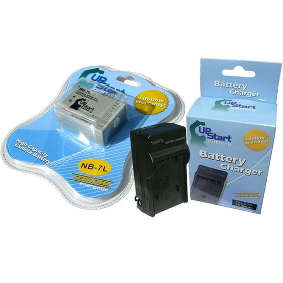 Canon PowerShot SX30 IS Battery and Charger - Replacement for Canon NB-7L Digital Camera Batteries and Chargers (1500mAh, 7.4V, Lithium-Ion)