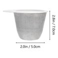 thumbnail image 2 of Weiweiguan 3pcs Practical Casting Crucible Nickel Refining Crucible Melting Crucible Tool, 2 of 6