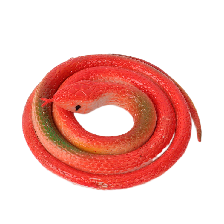 TIMPCV 10 Soft Rubber Rubber Simulation Snake Toys Round Head Snake Fake Snake Toys Prank Scary
