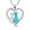 A, variant on DQRPSEETB Statement Necklace for Women Two Color Opal Cat Necklace Heart Pendant Necklace Women's Exquisite Hollow Clavicle Chain