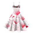 thumbnail image 4 of LWavelet Valentine's 2026 Heart Floral Dress, Women's Rose Blossom Sleeveless A Line Flowy Casual Sundresses Pink XL, 4 of 4