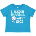 thumbnail image 3 of Inktastic I Watch Baseball with My Gigi Boys or Girls Baby T-Shirt, 3 of 5