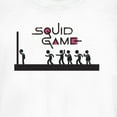 thumbnail image 2 of Junior's Squid Game Stick Figure Red Light Green Light Graphic Tee White Medium, 2 of 3