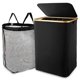 thumbnail image 1 of Cesto de ropa con tapa, con bolsa de ropa - Para baño y dormitorio_ Kuyhfg Bienvenido a Kuyhfg, 1 of 5