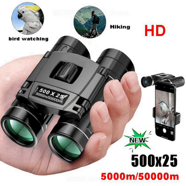 500X25 Portable Hd Zoom 5000M/50000M Binoculars Telescope Powerful Folding Long-Distance Vision Hunting Outdoor Camping Sports