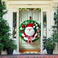 thumbnail image 4 of Loyerfyivos Winter Christmas Day Photo Background Party Decoration Door Curtain Hanging Cloth Flag, 4 of 6
