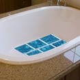 thumbnail image 6 of Non-Slip Bathtub Stickers Decals, Waterproof PVC Shower Floor Bath Mat Appliques, Anti-S Safety Adhesive Grip Pads for Tub Tile Floor Sink Surface, Waves Sea 3D Design Home Bathroom Decor, 6 of 6