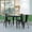 Black Top/Black Frame, variant on Emma + Oliver Indoor/Outdoor Dining Table, 31.5" Square All Weather Black Poly Resin Top with Black Steel Base