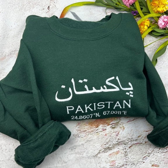 Pakistan Embroidered Sweatshirt