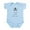 Sky Blue, variant on CafePress - Piratecribinblk Body Suit - Baby Light Bodysuit, Size Newborn - 24 Months