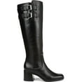 thumbnail image 2 of 27 EDIT Naturalizer Women's Idris Knee High Boot Black Leather 7.5M, 2 of 5