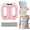 Pink, variant on Multifunctional Full-Body Fascia Ring, Electric Deep Tissue Vibration Massager with 5 Intensity Levels & 3 Smart Modes, Cordless Fascia Ring with Belt for Waist Belly Legs Back Massage, Purple