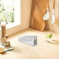 thumbnail image 1 of RUNROTOO Organizador De Portavasos De Acero Inoxidable Plateado Con Para Cocina Y Oficina, 1 of 8