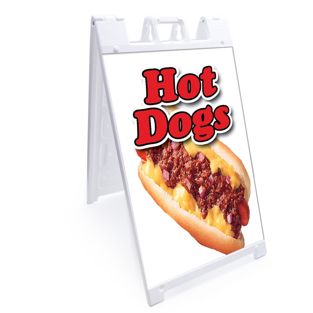 A-frame French Fries Sign With Graphics On Each Side24/" X 36/"Heavy Duty