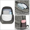 thumbnail image 4 of 17 Inch Lightweight Backpack,PVC Waterproof Oxford Fabric, Ergonomically Designed, with Large Capacity, Leopard Animal Print, 4 of 5