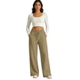 thumbnail image 6 of Women's Straight Leg Sweatpants Fashion Casual Straight Solid Color Loose Pants Home and Work Wear, 6 of 6