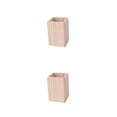 thumbnail image 4 of Tholdsy Wooden Pencil Stationery Organizer, Square Cup Desk Decoration, Holder, Black Walnut Wood, for Stationery, Make Type3 NO3, 4 of 6