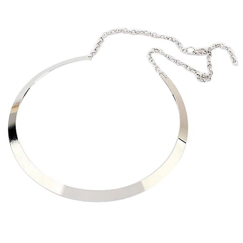Metal choker 2024 collar necklace