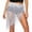 White, variant on ManxiVoo Tie Waist Lace Wrap Layered Skirt with Scarf Belt Asymmetrical Design for Women Daily Wear