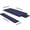Navy, variant on Tarmeek Outdoor Tablecloth Set for Folding Picnic Table and Bench Cover Waterproof and Durable Patio Furniture Protector for Camping Portable Easy Clean Design 3 Pieces Set Navy Blue