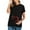 Black, variant on Odeerbi Maternity Clothes Maternity Blouse for Women Breastfeeding Fashion 2025 Casual Solid Color Print Short Sleeve Pregnant Tops Black