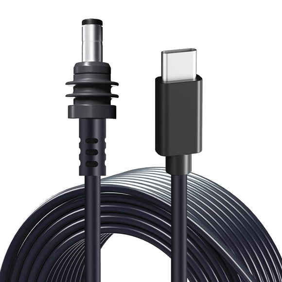 Cable NEDUL Starlink Mini USB-C a DC, 15 m, resistente al agua, 65 W PD