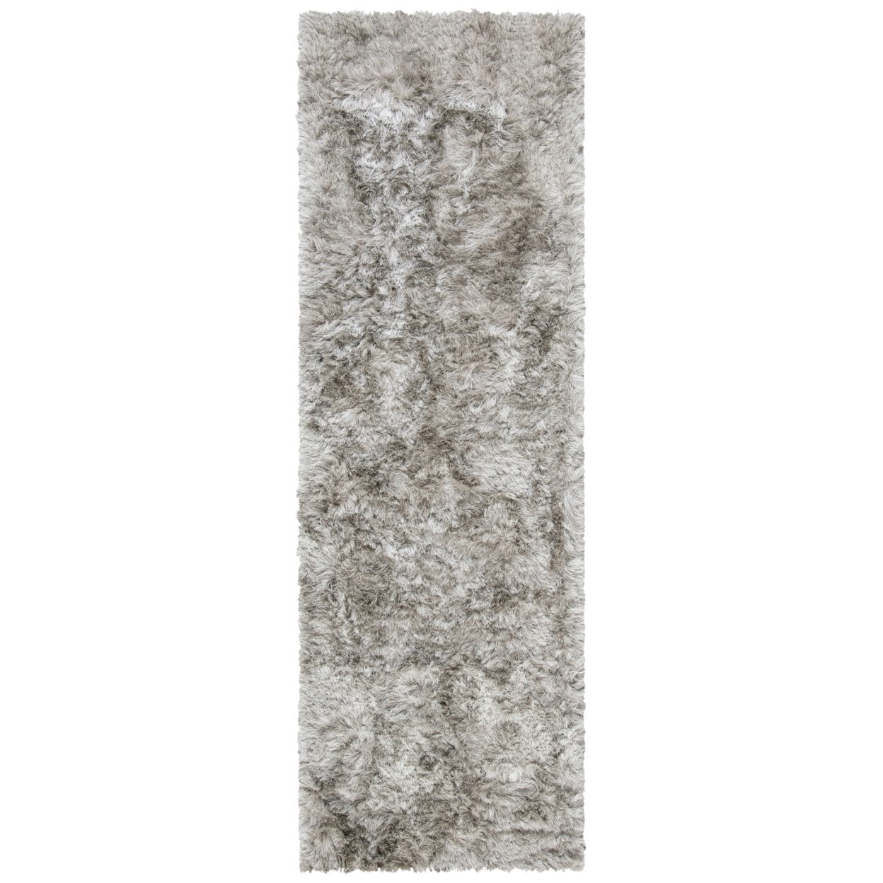 Safavieh Ocean Amyas Solid Shag Area Rug, Light Gray, 4' x 4' Square