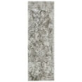 thumbnail image 5 of SAFAVIEH Ocean Amyas Solid Shag Area Rug, Light Grey, 4' x 4' Square, 5 of 10