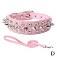 thumbnail image 6 of SharkTRUE Spiked Dog Collar with Mushroom Rivets, Soft PU Leather Adjustable Pet Collar with Studded Protection for Small Medium Large Dogs, Anti-Bite Outdoor Puppy Neckband, 6 of 9