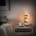 thumbnail image 5 of Yayeee Table Lamp for Bedroom Nightstand LED Portable Bedside Warm Light, White Cakes Pattern, 5 of 7