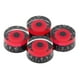 thumbnail image 3 of BRIGHTFUFU 4pcs GD17A Pedales amplificadores de control de pedal de efecto acrílico para bajo de guitarra eléctrica (negro y rojo), 3 of 8