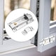 thumbnail image 3 of 2 uds perno de puerta de acero inoxidable puerta de seguridad accesorios de pestillo de botón automático 4 pulgadas, 3 of 8