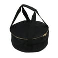 thumbnail image 5 of Storage Bag Dustproof Canvas Zipper Cooker Frying Pan Tableware Storage Bag for Camping Black, 5 of 5