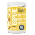 thumbnail image 1 of Isopure Péptidos de colágeno en polvo, promueve la salud del cabello, las uñas, la piel y las articulaciones, 14 porciones, limonada, con vitamina C, con biotina, 1 of 5