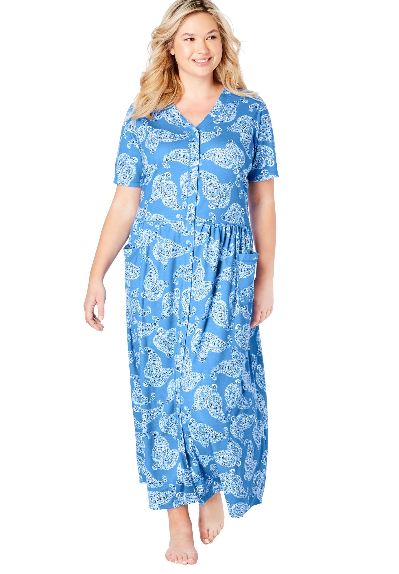 Snap Front Dress or Nightgown Dress Or 