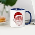 thumbnail image 3 of CafePress - Merry Christmas Santa - 11 oz Ceramic Mug - Novelty Coffee Tea Cup, 3 of 4