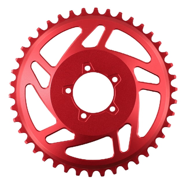 42T Electric Bicycle Chain Link High-quality Ebike Chain Ring Offset Correction FOR-BAFANG-BBSHD Aluminum Alloy Cycling Riding