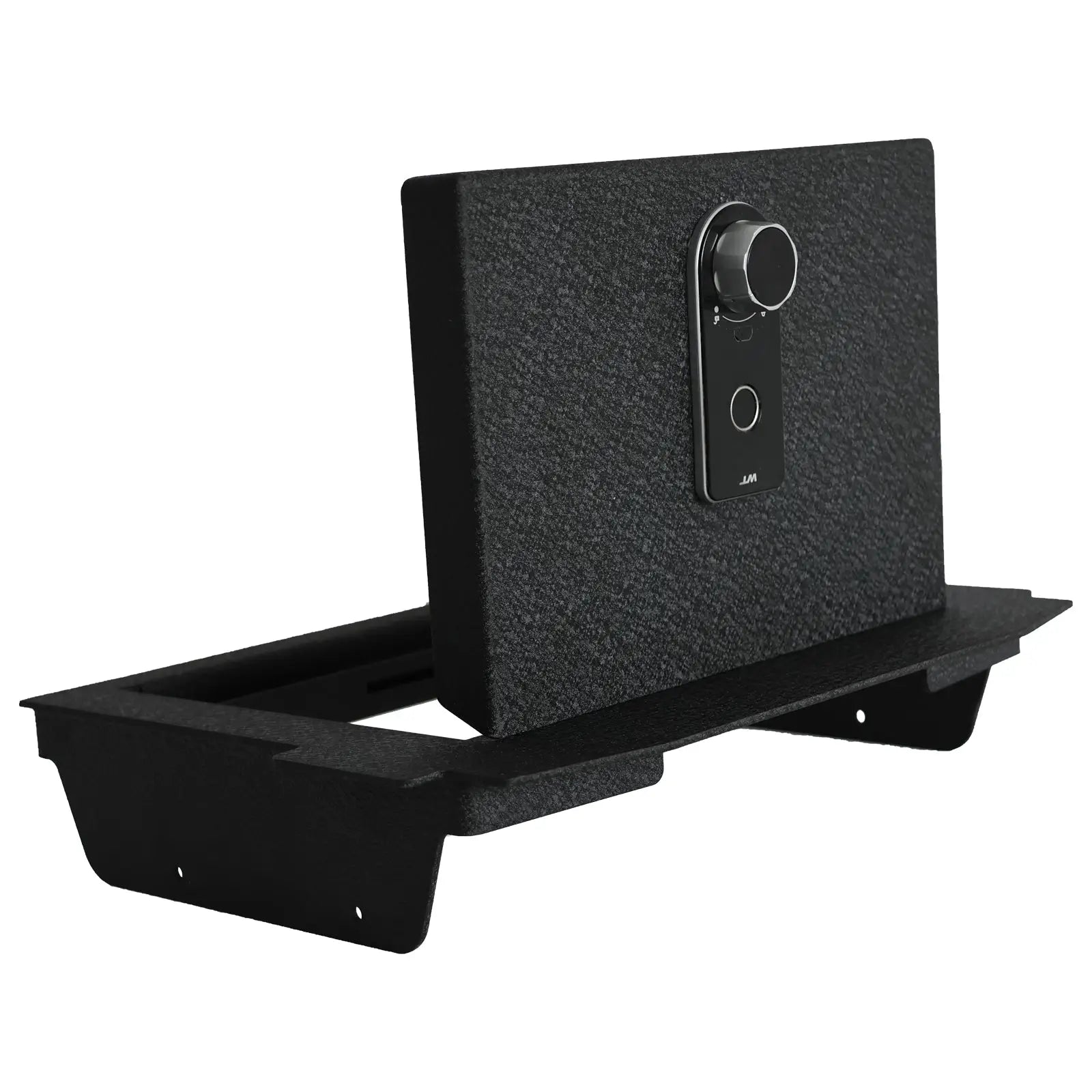 Center Console Safe Gun Safe, WASAI Premium In-vehicle Console Gun Vault Lockbox Compatible with Dodge Ram TRX 2021-2024, for Dodge Ram Rebel GT 2022-2024, Fingerprint Lock with Backup Key.