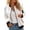 White, variant on Women's Zip Up Jacket Casual Long Sleeve Sweatshirts Lightweight Zip Up Jackets Fall Coat Outerwear Windbreaker with Pockets(White,S)