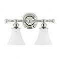 thumbnail image 7 of Hudson Valley Lighting 4502-PN Weston 2-Light Bath and Vanity in Polished Nickel, 7 of 7