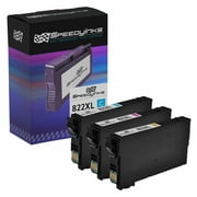 Speedy Inks Remanufactured Epson 822XL High Yield Ink Cartridges: T822XL220 Cyan, T822XL330 Magenta, T822XL420 Yellow 3-Pack for WorkForce Pro WF-3820, WF-4820, WF-4830, WF-4834
