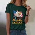 thumbnail image 2 of vigerkar 250TH Anniversary USA Shirt Patriotic Bald Eagle American Flag T-Shirt Cool Patriotic Eagle (Dark Green, M), 2 of 8