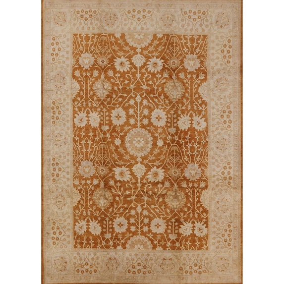 Ahgly Company Machine Washable Indoor Rectangle Industrial Modern Brown Sand Brown Area Rugs, 2' x 4'