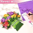 thumbnail image 3 of PTSPLLMY 3D Mother's Day Flower Pop-Up Card, Jumbo Tulip Flower Pop-Up Card – Detachable 3D Standing Paper Bouquet – Everlasting Mother's Day for Mom & Grandma Forever Bloom Love(Sunflower), 3 of 5