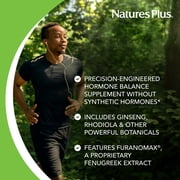 NaturesPlus T MALE - 60 Vegetarian Capsules - 30 Servings
