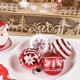 thumbnail image 2 of Luoshdecor 24 Pcs Christmas Tree Balls,2.36" Christmas Ornament Shatterproof Ball Ornaments White and Red Color Painted Xmas Baubles for Party Wedding Christmas Decor, 2 of 7