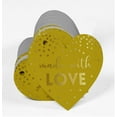 thumbnail image 3 of Inkdotpot Étiquette de Mariage en Vraie Feuille d'Or Faite avec Amour, Étiquette Suspendue en Papier, 50 Pcs, 3 of 6
