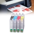 thumbnail image 4 of 4Pcs Ink  PP BK C M Y Reusable Printer  With Permanent Chip Black Cyan Magenta Yellow, 4 of 8