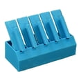 thumbnail image 3 of Juego de 5 piezas de lijado con caja de almacenamiento para de juntas. Diseño ergonómico y portátil. Incluye almohadilla de lijado de 75 mm x Azul, 3 of 10