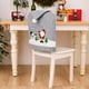 thumbnail image 4 of Chair Cover, Gray Printed Chair Cover, Elderly Snowman Non-woven Chair Cover, Christmas Hat, Decorative Home, Festive Snowman, for Living Room, for Office, Premium Non-woven Fabric, Easy to, 4 of 9